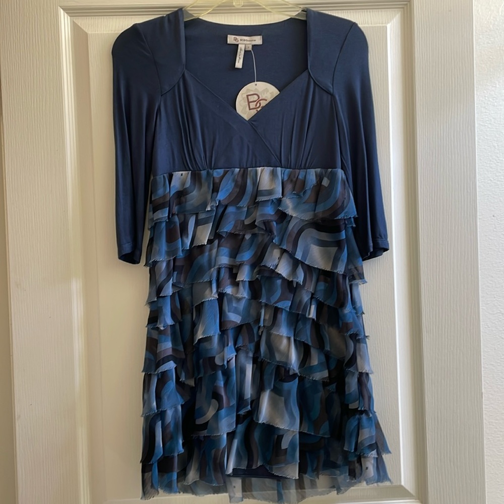 New BCBG long sleeve minidress